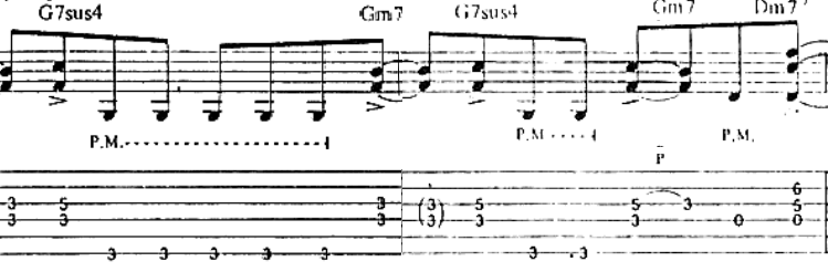 Analyse de morceau : "Crushing day" de Joe SATRIANI 6 04 pont I 2