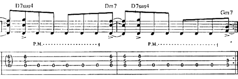 Analyse de morceau : "Crushing day" de Joe SATRIANI 7 04 pont II
