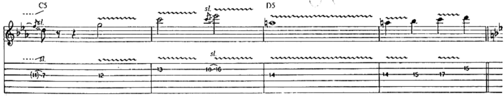 Analyse de morceau : "Crushing day" de Joe SATRIANI 12 theme 03