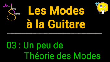 Les modes : un peu de théorie pour les maîtriser tous 1 Les modes : un peu de théorie pour les maîtriser tous