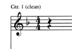 Sultans Of swing : la grille 2 armature