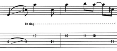 Sultans Of swing 2/3 : les remplissages couplets 1, 2 et premier refrain 8 fill 1 2