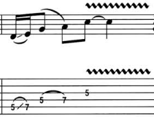 Sultans Of swing 2/3 : les remplissages couplets 1, 2 et premier refrain 12 fill 1 5
