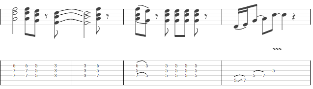 Sultans Of swing 2/3 : les remplissages couplets 1, 2 et premier refrain 19 image 14
