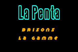 Travailler la pentatonique I : Brisons la gamme
