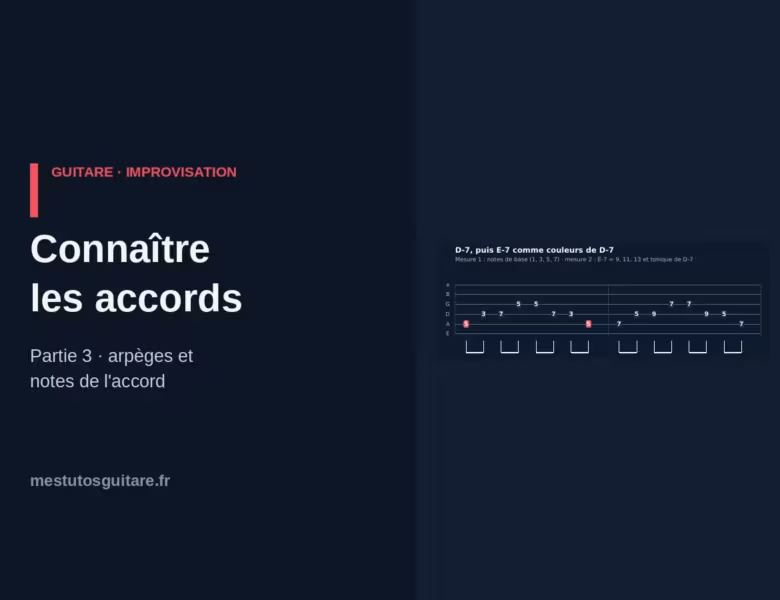 Improvisation : 3 – Connaître les accords