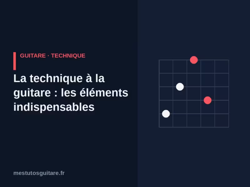 La technique à la guitare : les éléments indispensables à la maîtrise de la guitare