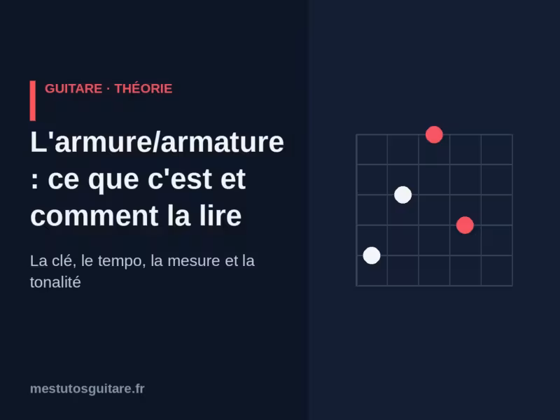 L&rsquo;armure/armature : ce que c&rsquo;est et comment la lire