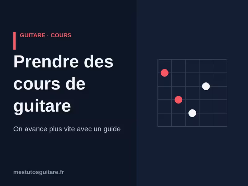 Prendre des cours de guitare