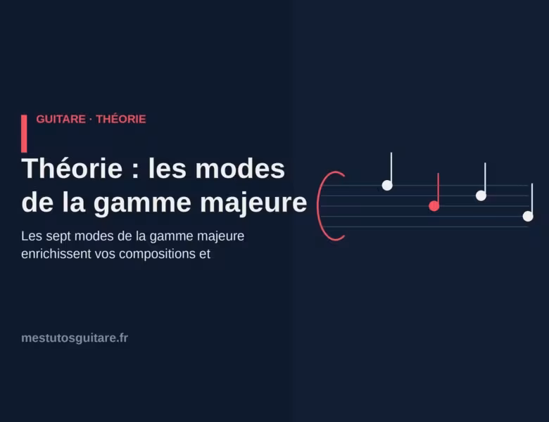 Théorie : les modes de la gamme majeure