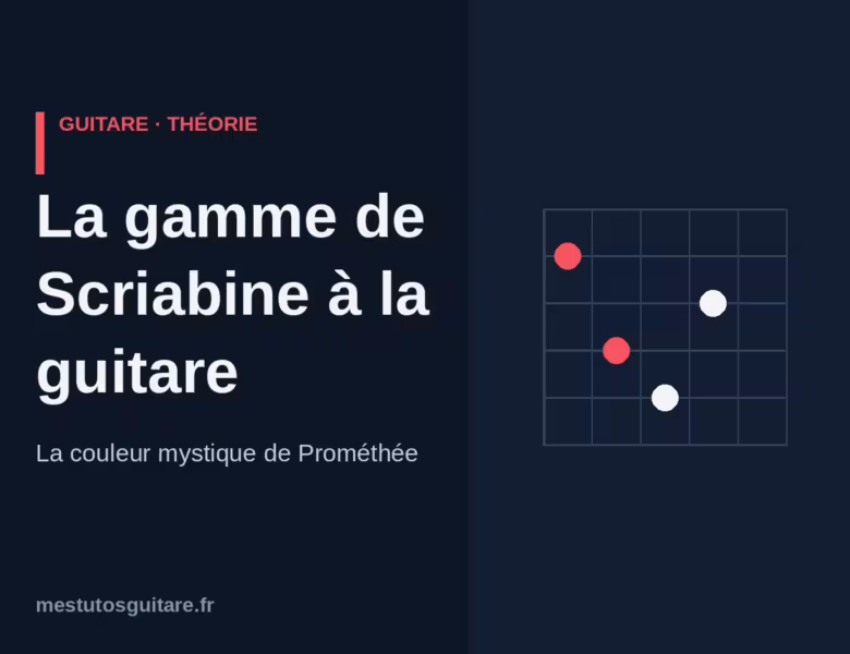 La gamme de Scriabine à la guitare : la couleur mystique de Prométhée