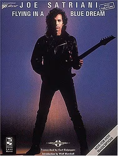 Couverture — Joe Satriani – Flying in a Blue Dream : l'album culte transcrit pour guitare