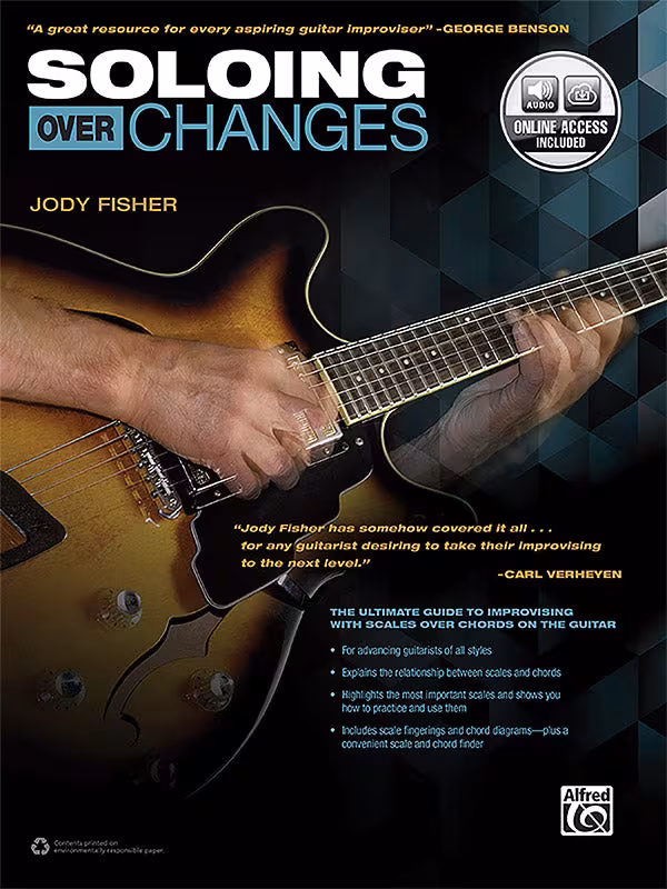 Couverture — Soloing over Changes : le guide ultime pour improviser sur les grilles d'accords