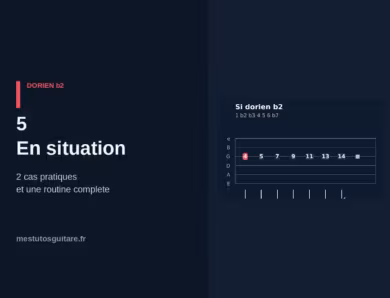 Le dorien ♭2 à la guitare : 5 – en situation