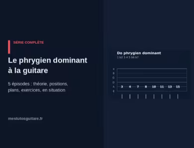 Le phrygien dominant à la guitare : le parcours complet en 5 épisodes
