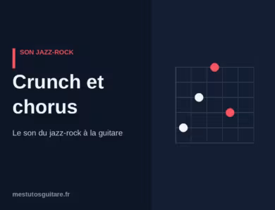 Le son du jazz-rock à la guitare : crunch et chorus
