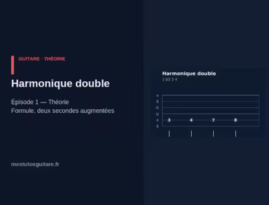La gamme harmonique double à la guitare : 1 – la théorie